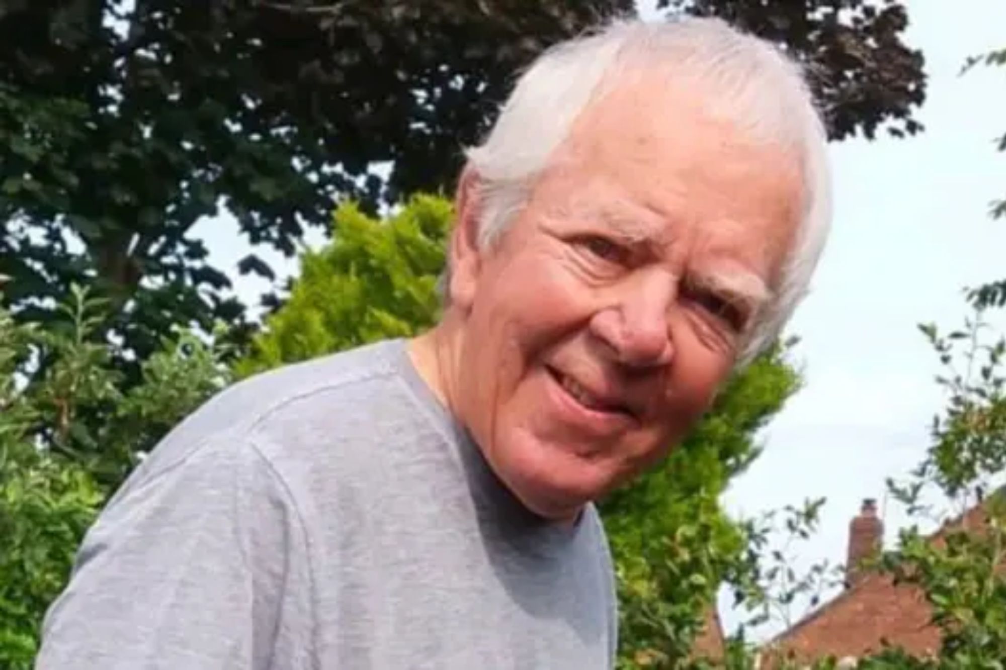 An image collage containing 1 images, Image 1 shows David Ward, a man with white hair, smiles at the camera