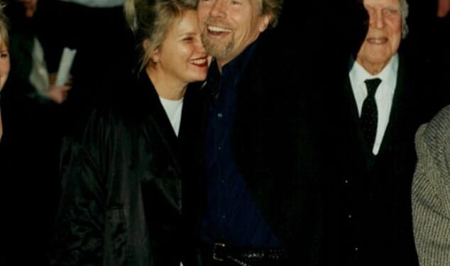 On Monday, Sir Richard Branson shared a photo of himself with his partner of 50 years Lady Joan, captioning the image: 'Love this photo of Joan'