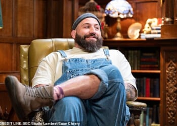 Tattooed former England prop Joe Marler, whose gameplay as one of the show's 'Faithfuls' has involved an endearing blend of dry humour and cunning instinct