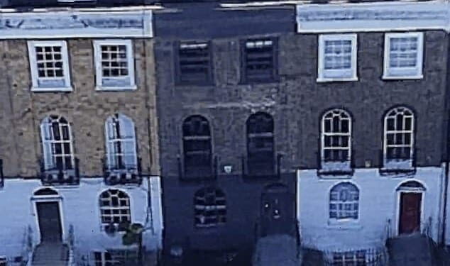 Mr Curtin's all black home was described as producing 'a visually discordant and jarring effect'