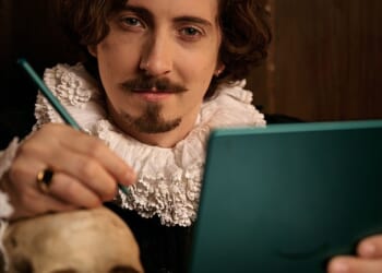 Historian Dominic Sandbrook unveils Amazon Kindle Scribe's reimagined notebooks of history's greatest thinkers including William Shakespeare