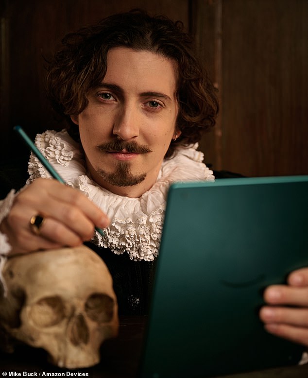 Historian Dominic Sandbrook unveils Amazon Kindle Scribe's reimagined notebooks of history's greatest thinkers including William Shakespeare