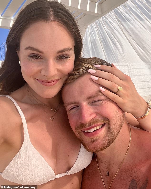 Holly and the Olympic swimmer, 30, announced their engagement in September last year after three years of dating, and are set to tie the knot this Christmas