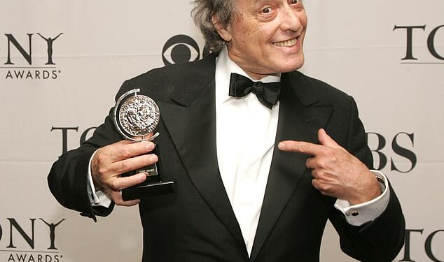 Sir Tom Stoppard after winning 'Best Play' for The Coast of Utopia at the 61st Annual Tony Awards at Radio City Music Hall on June 10, 2007 in New York City
