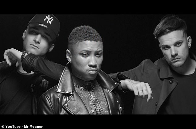 The British-American pop trio, known as 'Mr Meanor', visited schools across the north of England in 2016