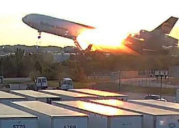 Horrifying new pics show Boeing engine fly off wing in fireball before UPS plane crash left 14 dead