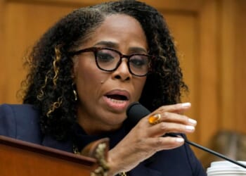 Delegate Stacey Plaskett, a Democrat from the Virgin Islands, narrowly missed being censured by Congress Wednesday for her interaction with convicted pedophile Jeffrey Epstein.