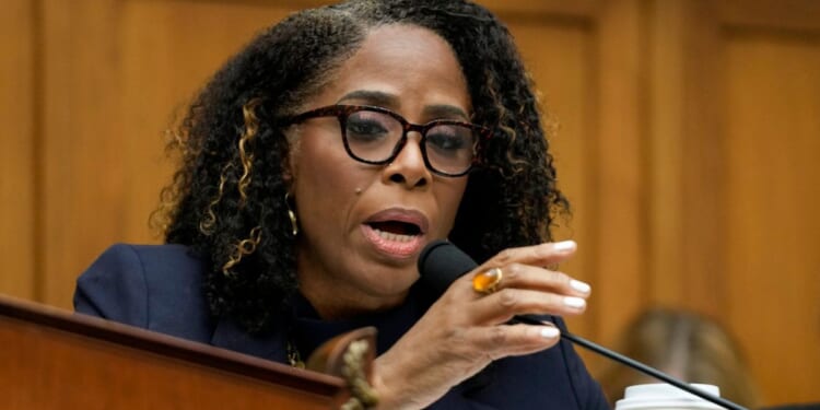 Delegate Stacey Plaskett, a Democrat from the Virgin Islands, narrowly missed being censured by Congress Wednesday for her interaction with convicted pedophile Jeffrey Epstein.