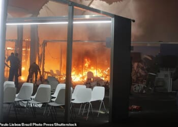 A fire broke out in the Blue Zone pavilion during COP30 in Brazil