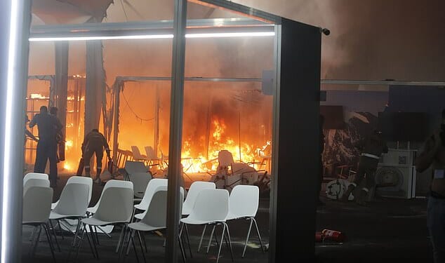 A fire broke out in the Blue Zone pavilion during COP30 in Brazil