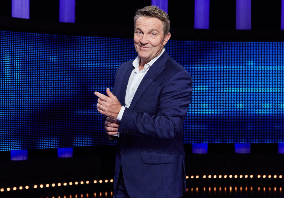 Bradley Walsh on The Chase set.