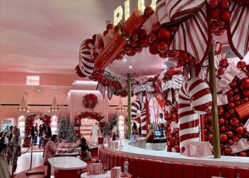 Undeterred by the £80 price tag, P.Louise's devoted fanbase flocked to buy tickets - and ‘early bird’ passes sold out in minutes. Pictured: The P. Louise Make-up Academy in Stockport