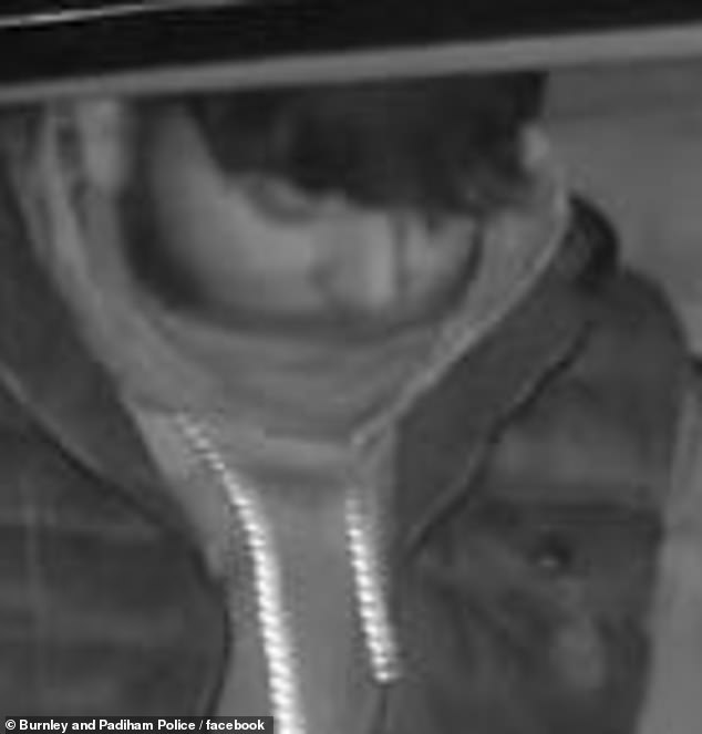 Youth wanted in connection with firework incident seen with his mask lowered