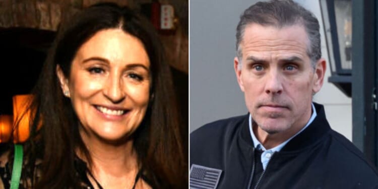 Hunter Biden, right, disgraced son of former President Joe Biden, heaped scorn on The New York Post's Miranda Devine, left, who has written extensively about the younger Biden's "laptop from hell."