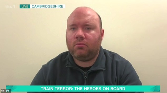 A man who was waiting on the platform for the Huntingdon train opened up about how the terrifying event has left him not being able to sleep and so sickened that he can't eat while on Monday's episode of This Morning