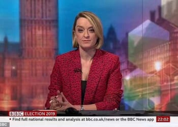 BBC 's Laura Kuenssberg has been exposed by a colleague for showing her 'true colours' when the cameras are off