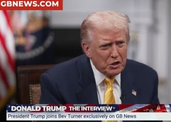 US President Donald Trump has said the UK must follow America's hard line on immigration or 'you're not going to have a country left' in an interview with GB News yesterday