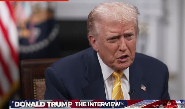 US President Donald Trump has said the UK must follow America's hard line on immigration or 'you're not going to have a country left' in an interview with GB News yesterday