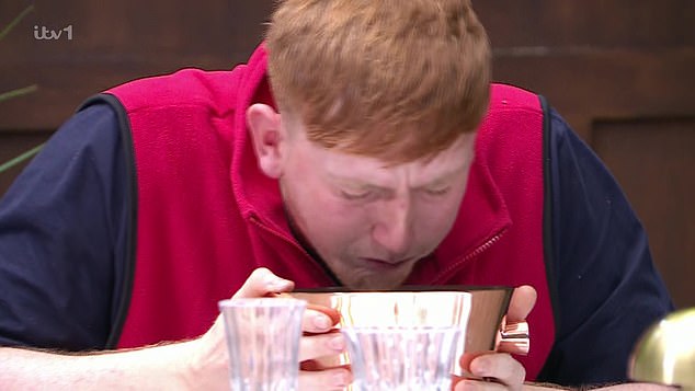 AngryGinge and Ruby Wax took on the first Bushtucker Trial of the series on Monday's episode of I'm A Celebrity ... Get Me Out of Here! - and in classic jungle style it was an eating trial
