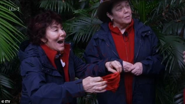 Before he headed off for a trial, Ruby stopped Ginge and said: 'I just want to give you the lucky underpants. I always wear red when, you know, I want to pull off something'