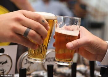 'If you really want to set the stage for yourself long-term, limit or remove alcohol,' he explained in the beginning of the video (stock image)