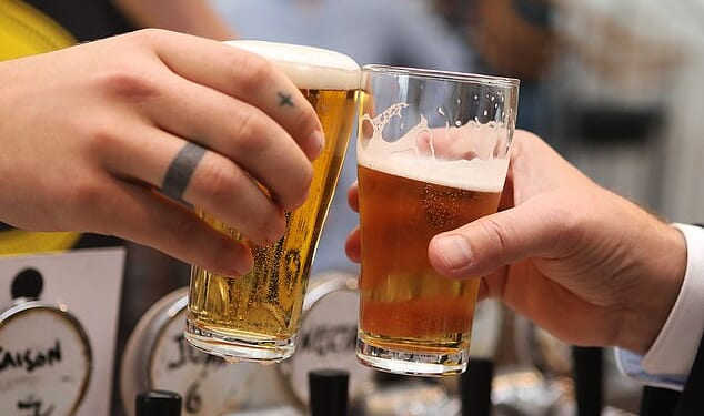 'If you really want to set the stage for yourself long-term, limit or remove alcohol,' he explained in the beginning of the video (stock image)