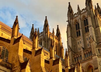 The Washington National Cathedral of the Episcopal Church is pictured in Washington, D.C., on June 6, 2024.
