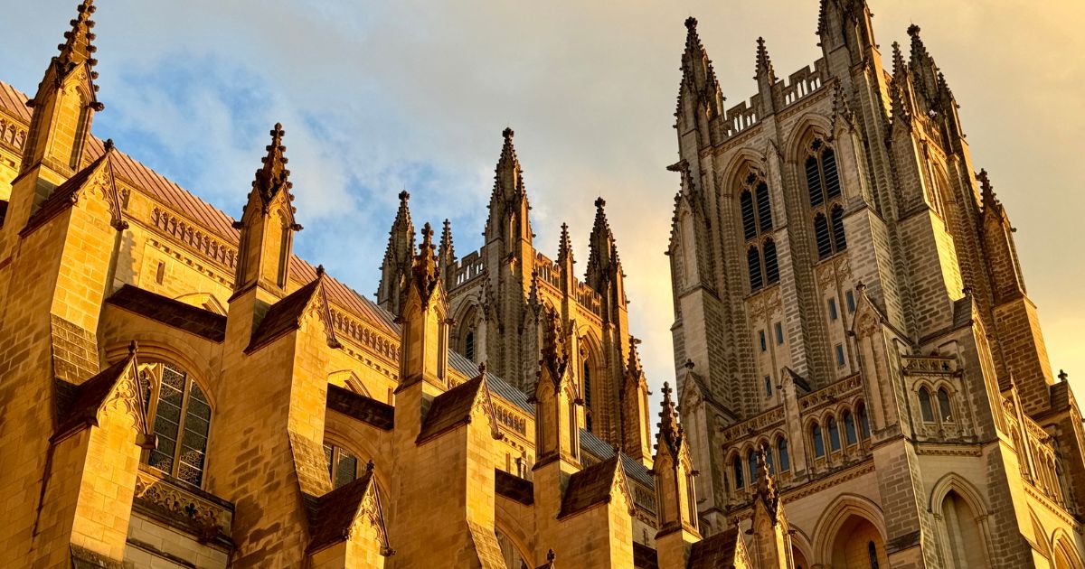 The Washington National Cathedral of the Episcopal Church is pictured in Washington, D.C., on June 6, 2024.