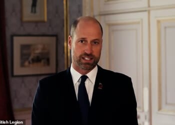 Prince William released a video with the Royal British Legion urging people to reflect on Armistice Day from inside a lavishly decorated room believed to be in his new home, Forest Lodge