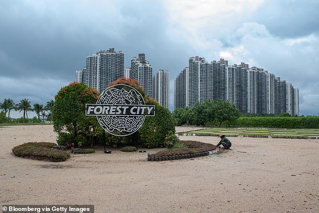 Forest City was developed by Chinese company Country Garden their Belt and Road Initiative project that started in 2016