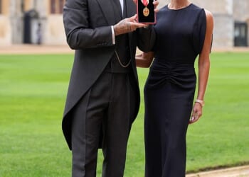 This morning, David Beckham, 50, was finally knighted by King Charles at Windsor Castle after years of longing in recognition of his services to sport and charity