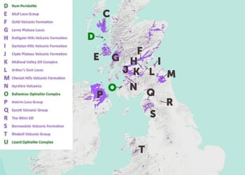 The researchers analysed the geology, chemistry and volume of reactive rocks from 21 sites around the UK, but eight were deemed suitable
