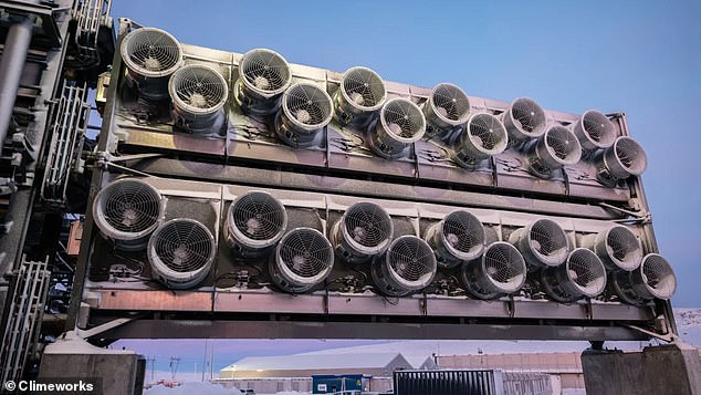 Carbon-sucking machines comprise a stack of huge steel fans that draw in CO2, dissolve the gas in water, and pump it deep underground. Over a few years, the CO2 turns into solid form