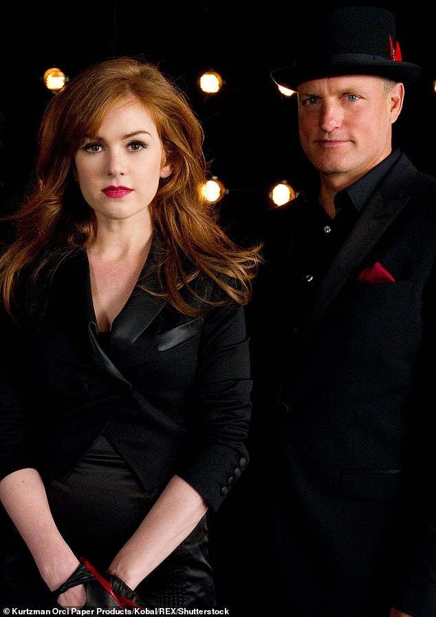 Isla recently revealed the very surprising complaint she has about her Now You See Me: Now You Don't co-star Woody Harrelson (pictured)