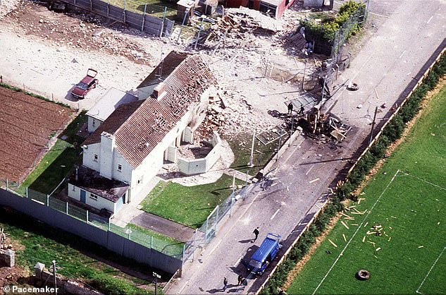 A scene of devastation outside Loughgall police station in 1987. It was the IRA's gravest defeat in the history of The Troubles – thanks to the men of the Special Air Service