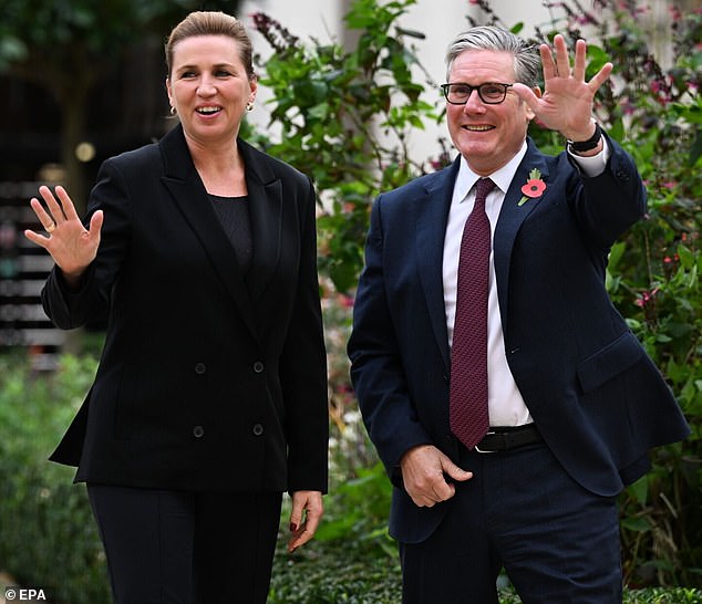 Earlier this year Starmer met Mette Frederiksen to pick her brains about how her Social Democrat government has achieved a 90 per cent drop in asylum applications