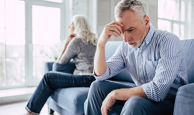 Older couples can start wanting different things, leading to problems
