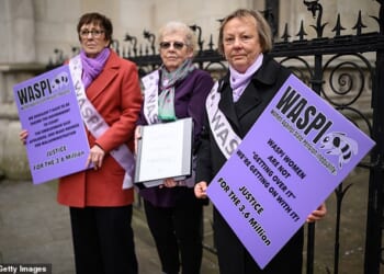 'Giving in to the 3.6 million or so Waspi women would cost up to £10.5 billion and, as this sum would be borne by taxpayers'