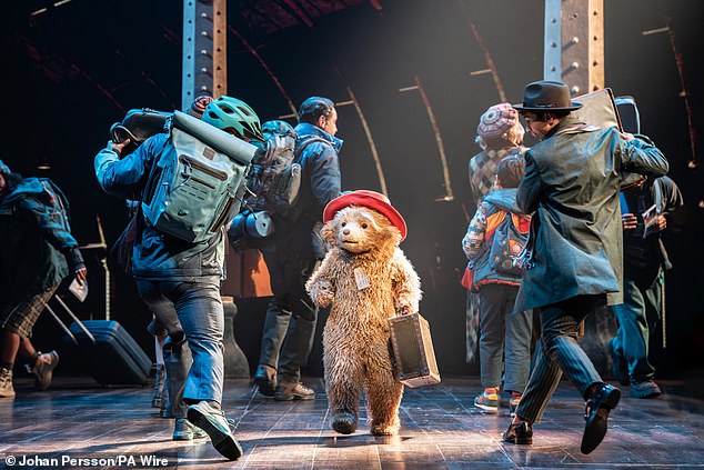 Just a few minutes into the world premiere of Paddington The Musical, the actors, who were crowded across a set designed to look like a busy railway station, stepped aside to reveal a small, furry figure in their midst, writes Jan Moir