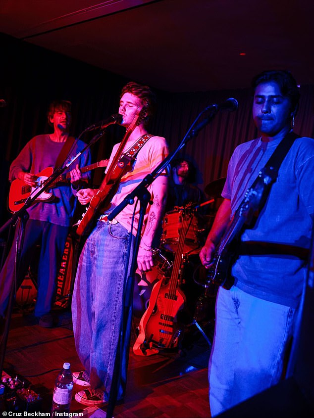 Just last week, Jackie joined David and Victoria at Cruz's Notting Hill gig where he performed his latest song Optics, a very explicit single about drugs and sex