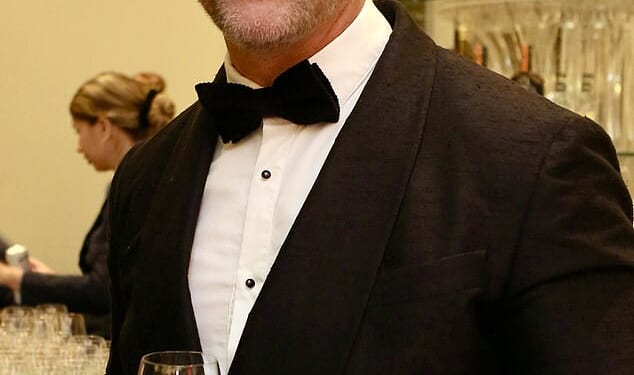 Mike Tindall (pictured) seemingly refused to be drawn into the topic of Andrew Mountbatten-Windsor