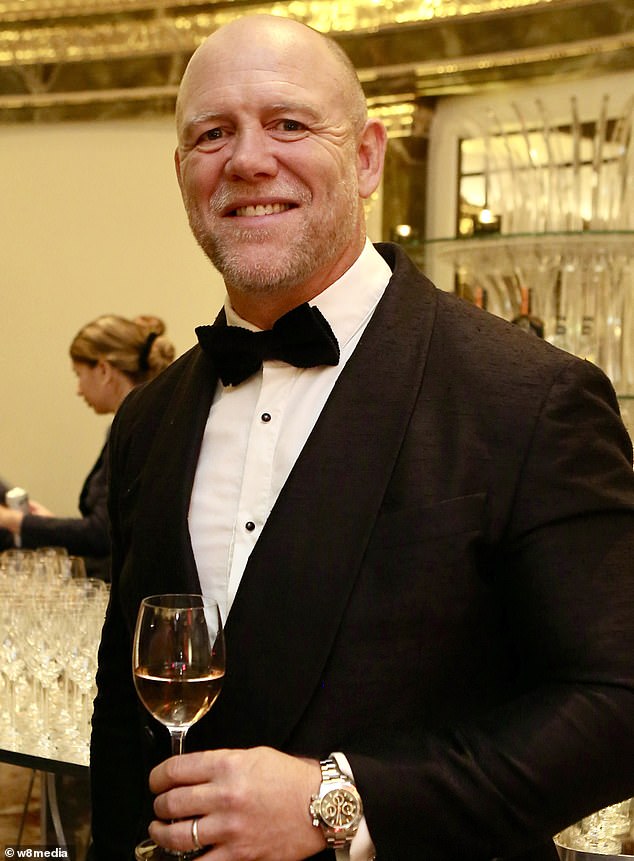 Mike Tindall (pictured) seemingly refused to be drawn into the topic of Andrew Mountbatten-Windsor