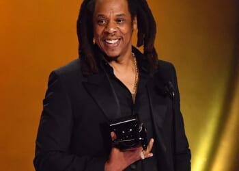 A paternity suit filed against Jay-Z, 55, was officially dismissed with prejudice in California on Tuesday. Pictured in LA last year