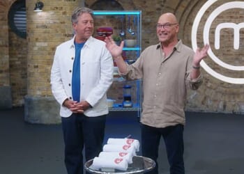John Torode, (left) said on Sunday: 'I don't need to convince anyone I'm a great person' as he addresses MasterChef sacking amid BBC director-general Tim Davie's resignation