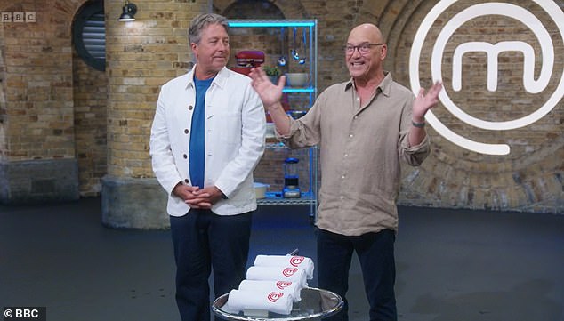 John Torode, (left) said on Sunday: 'I don't need to convince anyone I'm a great person' as he addresses MasterChef sacking amid BBC director-general Tim Davie's resignation