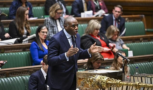 David Lammy wrote in a memo to other ministers and senior civil servants that there was 'no right' to jury trials in the UK and the move would not compromise a suspect's rights