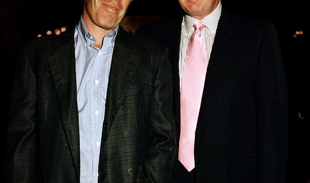 Writing on his social media platform, Truth Social, Trump (pictured, right) said House Republicans must vote to release the remaining unpublished files about the Jeffrey Epstein (pictured, left) case ‘because we have nothing to hide
