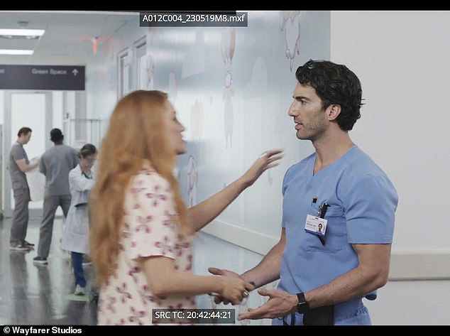 The minute-long never-before-seen footage of a hospital hallway scene was filmed in May 2023 and in a bombshell twist, Baldoni is accusing Lively of the very conduct which she claims justifies her lawsuit against him.