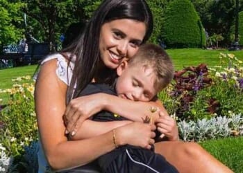 Bruna Ferreira was taken into custody in Revere, Massachusetts , and is currently being held at an ICE facility in southern Louisiana . She has an 11-year-old son with Leavitt's brother, Michael Leavitt