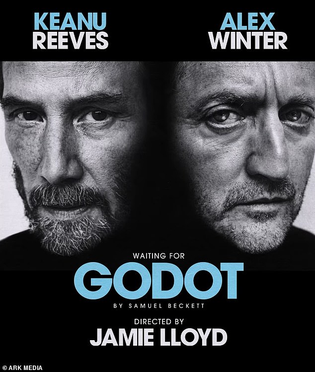 Speed star Reeves officially made his Broadway debut as the hapless Estragon in director Lloyd's revival of the 1952 Beckett surrealist tragicomedy, which runs through January 4